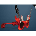 Blank Red Guitar LED Sunglasses